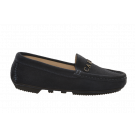 Carvela 1212 Kids Suede Metallic Moccasin