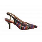 J Renee Mh Multi Interlaced Slingback