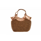 Gianni Chiarini Dua Textured Metallic Mini Bag