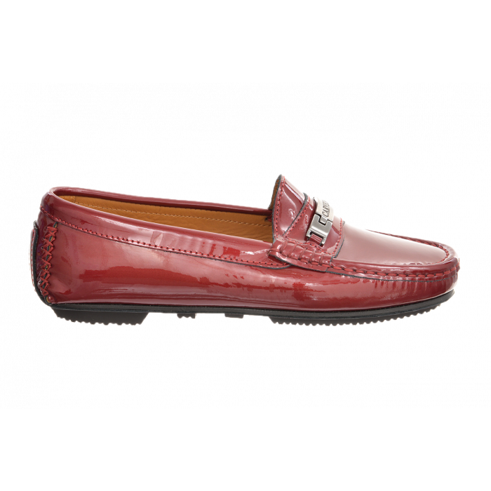 Carvela 322 Trim Pearlised Patent Moccasin