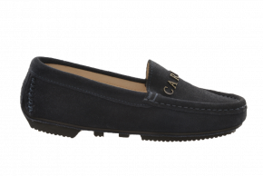 Carvela 1212 Kids Suede Metallic Moccasin