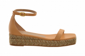 Stuart Weitzman Nudistcurve Espadrille Flat Sandal