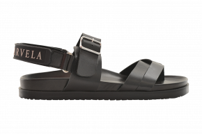 Carvela Weekend Branded Velcro Leather Sandal