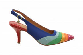 J Renee Multi Mh Sling Back On Kitten Heel